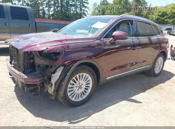 2LMPJ6J9XKBL45971 2019 LINCOLN NAUTILUS Фиолетовый Передняя левая четверть