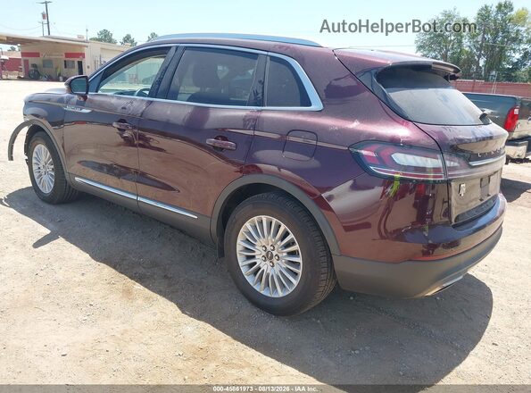 2LMPJ6J9XKBL45971 2019 LINCOLN NAUTILUS Фиолетовый Задняя левая четверть