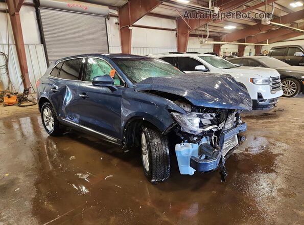 2LMPJ6JR0JBL21368 2018 LINCOLN MKX Blue Front right