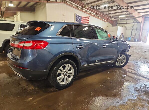 2LMPJ6JR0JBL21368 2018 LINCOLN MKX Blue Rear right