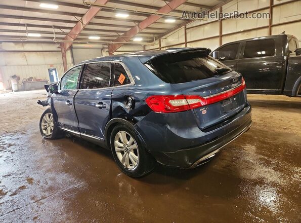 2LMPJ6JR0JBL21368 2018 LINCOLN MKX Blue Rear left