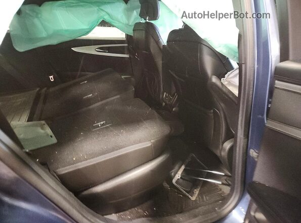 2LMPJ6JR0JBL21368 2018 LINCOLN MKX Blue Rear interior view