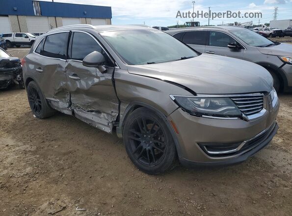 2LMPJ6JR3HBL44749 2017 LINCOLN MKX Серебряный Передняя правая четверть