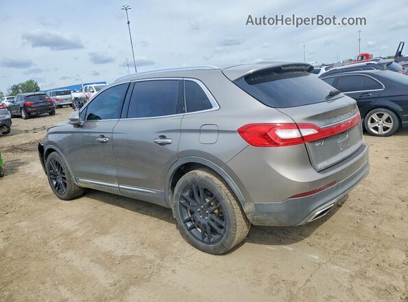 2LMPJ6JR3HBL44749 2017 LINCOLN MKX Серебряный Задняя левая четверть