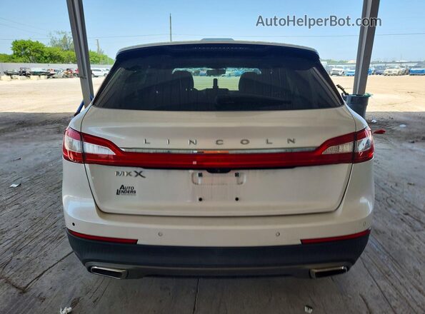 2LMPJ6JR6HBL40775 2017 LINCOLN MKX White უკანა ხედი