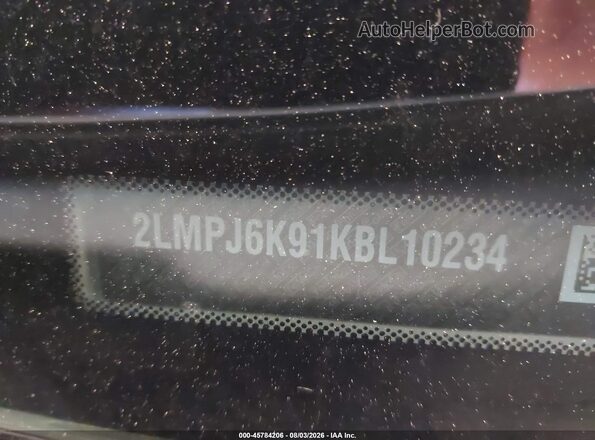 2LMPJ6K91KBL10234 2019 LINCOLN NAUTILUS Silver Շարժիչի բաժամունքի տեսք