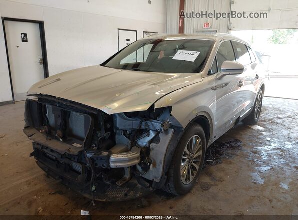 2LMPJ6K91KBL10234 2019 LINCOLN NAUTILUS Silver Առջևի ձախ երեք քառորդ տեսարան