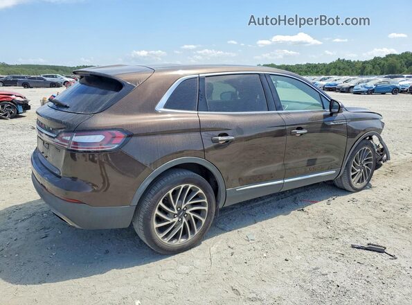2LMPJ6K95LBL12649 2020 LINCOLN NAUTILUS Brown Tył prawy