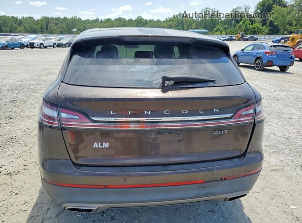 2LMPJ6K95LBL12649 2020 LINCOLN NAUTILUS Brown Widok z tyłu