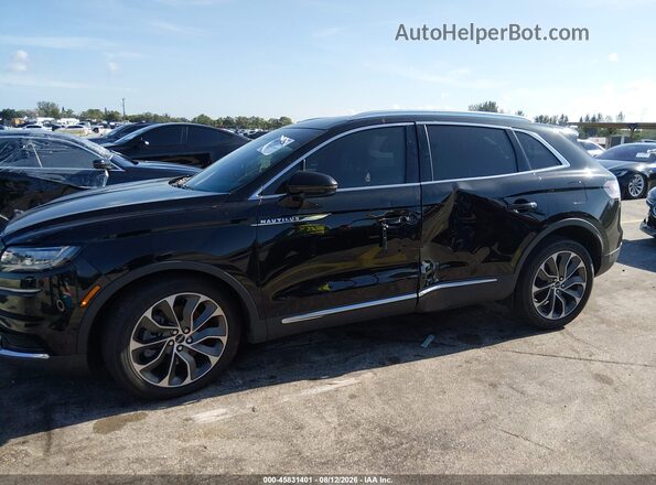 2LMPJ6K95NBL08068 2022 LINCOLN NAUTILUS Black Դիմացի տեսք