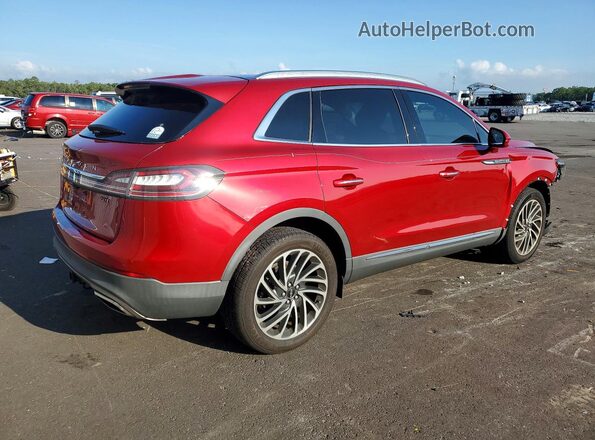 2LMPJ6K98LBL24035 2020 LINCOLN NAUTILUS Red Rear right