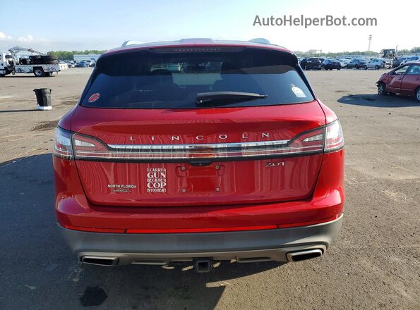 2LMPJ6K98LBL24035 2020 LINCOLN NAUTILUS Red Rear view