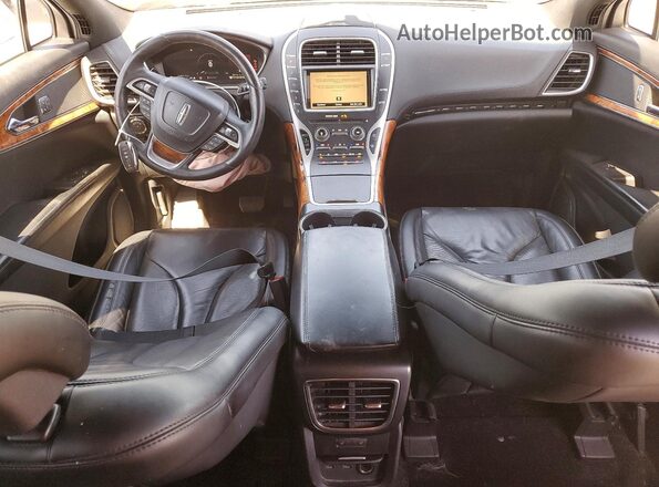 2LMPJ6K99KBL62338 2019 LINCOLN NAUTILUS Silver Առջևի վահանակի տեսք