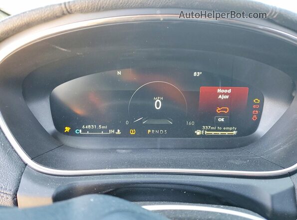 2LMPJ6K99KBL62338 2019 LINCOLN NAUTILUS Silver Սարքավորումների վահանակի տեսք