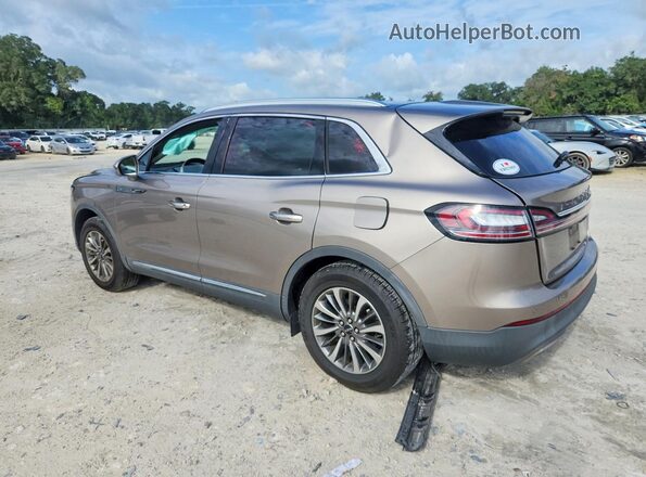 2LMPJ6K99LBL14856 2020 LINCOLN NAUTILUS Tan Հետևի ձախ