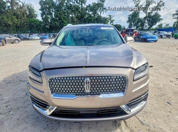 2LMPJ6K99LBL14856 2020 LINCOLN NAUTILUS Tan Դիմացի տեսք