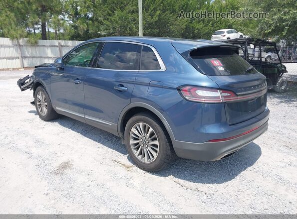 2LMPJ6K9XKBL48254 2019 LINCOLN NAUTILUS Blue Հետևի ձախ