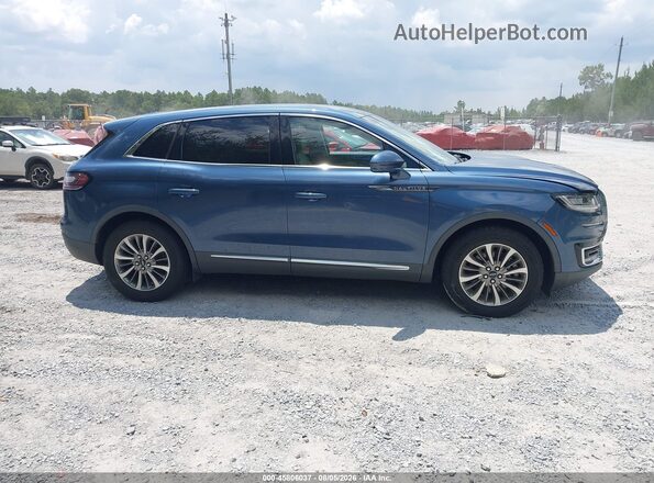2LMPJ6K9XKBL48254 2019 LINCOLN NAUTILUS Blue Սալոնի հետևի տեսք
