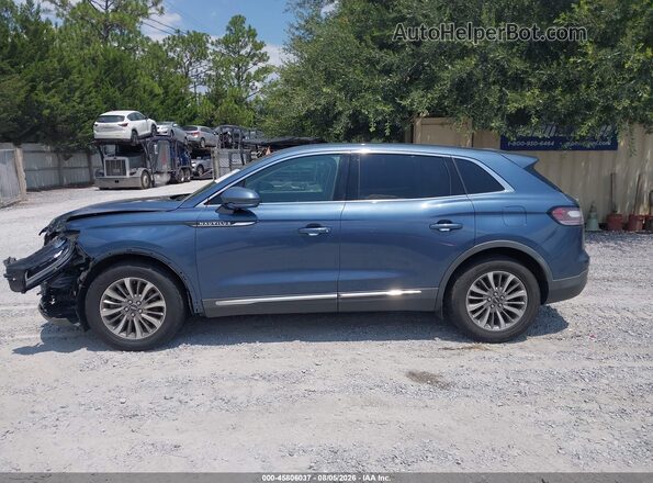 2LMPJ6K9XKBL48254 2019 LINCOLN NAUTILUS Blue Սալոնի 360 աստիճան տեսք