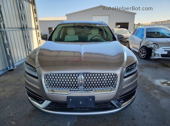 2LMPJ6K9XLBL35361 2020 LINCOLN NAUTILUS Tan Դիմացի տեսք