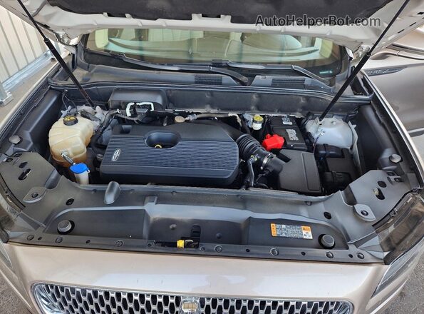 2LMPJ6K9XLBL35361 2020 LINCOLN NAUTILUS Tan Շարժիչի բաժամունքի տեսք