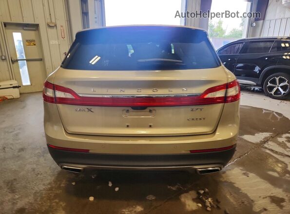 2LMPJ6KP6HBL41468 2017 LINCOLN MKX Желто-коричневый Вид сзади