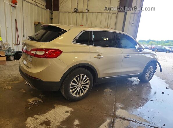 2LMPJ6KP6HBL41468 2017 LINCOLN MKX Желто-коричневый Задняя правая четверть