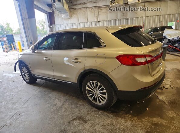 2LMPJ6KP6HBL41468 2017 LINCOLN MKX Желто-коричневый Задняя левая четверть