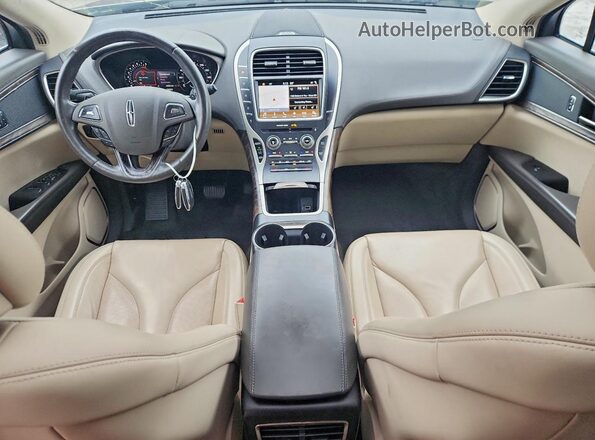 2LMPJ6KR0JBL35351 2018 LINCOLN MKX Tan Dashboard view