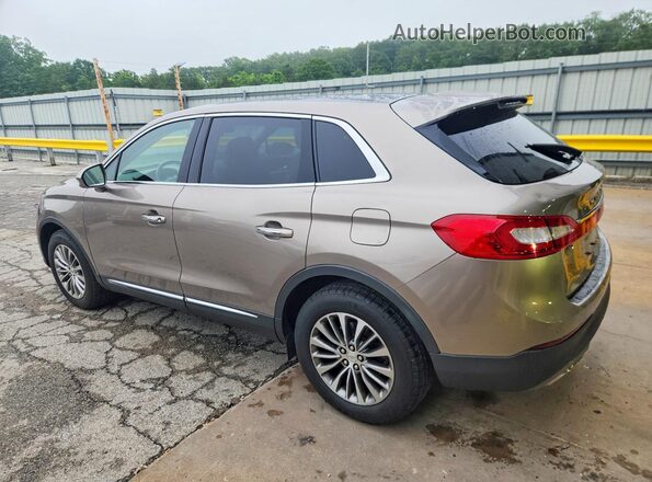 2LMPJ6KR0JBL35351 2018 LINCOLN MKX Tan Rear left