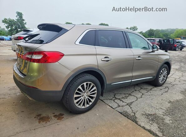 2LMPJ6KR0JBL35351 2018 LINCOLN MKX Tan Rear right