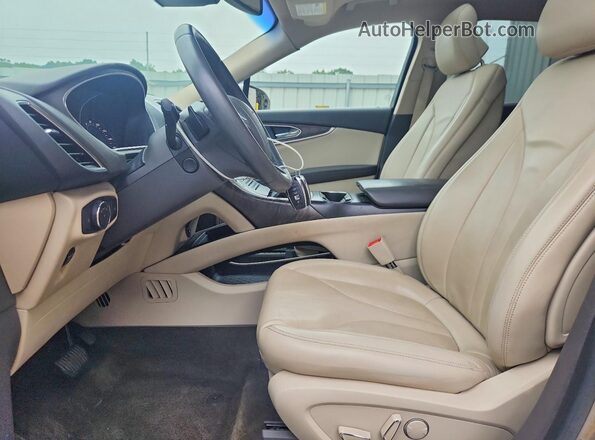 2LMPJ6KR0JBL35351 2018 LINCOLN MKX Tan Front interior view