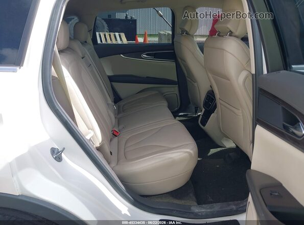 2LMPJ6KR2HBL49696 2017 LINCOLN MKX White VIN կոդի պիտակի տեսք