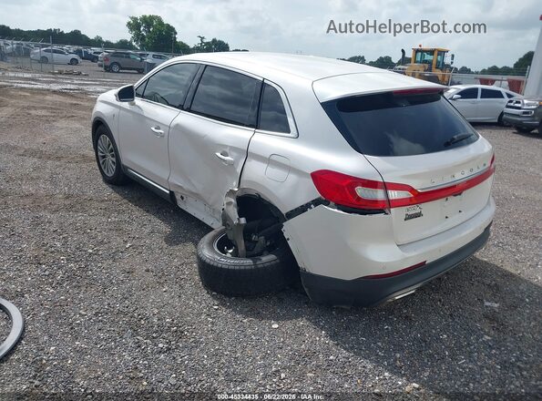 2LMPJ6KR2HBL49696 2017 LINCOLN MKX White Հետևի ձախ