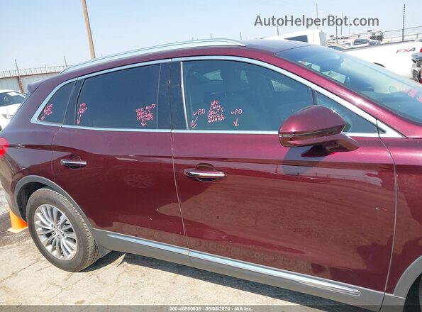2LMPJ6KR8HBL13804 2017 LINCOLN MKX Темно-бордовый Панорамный вид салона 360°