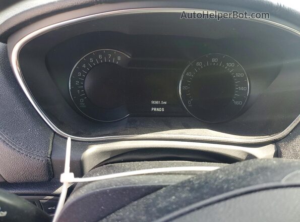 2LMPJ6LP0GBL62362 2016 LINCOLN MKX Black ხელსაწყოთა პანელის ხედი