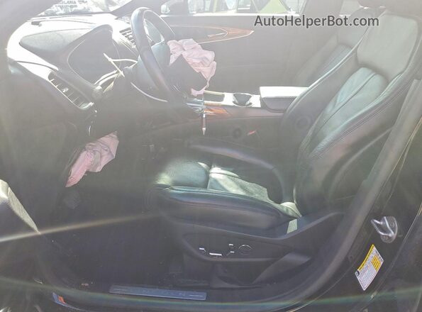 2LMPJ6LP0GBL62362 2016 LINCOLN MKX Black წინა სალონის ხედი
