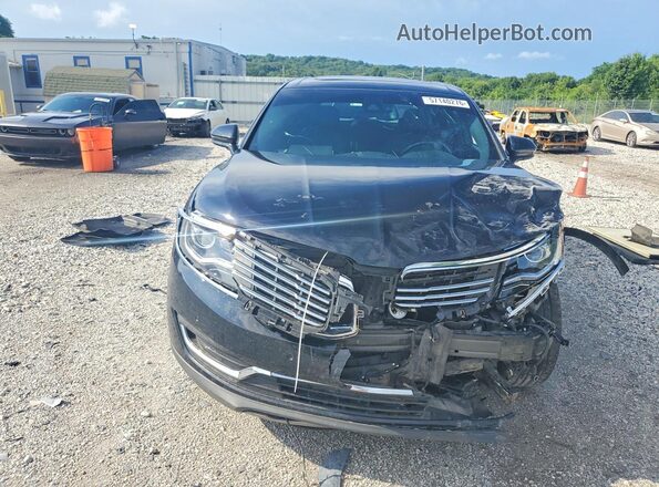 2LMPJ6LP0GBL62362 2016 LINCOLN MKX Black წინა ხედი