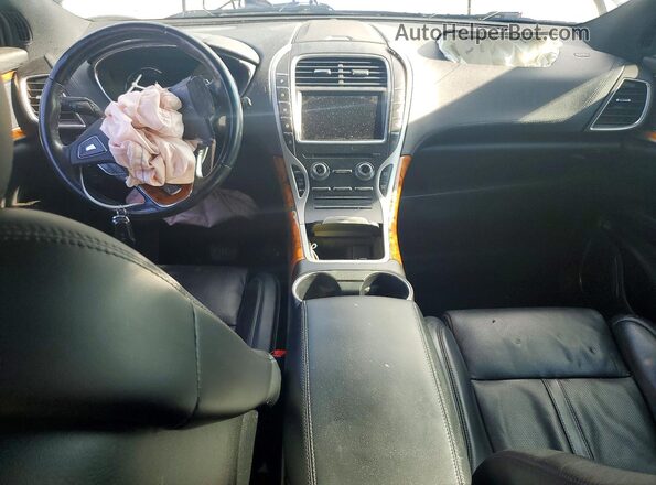 2LMPJ6LP0GBL62362 2016 LINCOLN MKX Black წინა პანელის ხედი