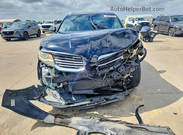 2LMPJ6LP1GBL52763 2016 LINCOLN MKX Black Front view