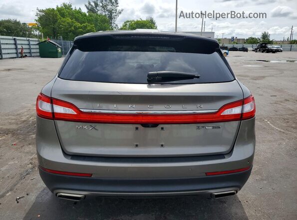 2LMPJ6LP6GBL22142 2016 LINCOLN MKX Gray Հետևի տեսք