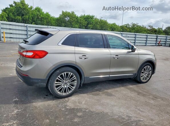 2LMPJ6LP6GBL22142 2016 LINCOLN MKX Gray Հետևի աջ