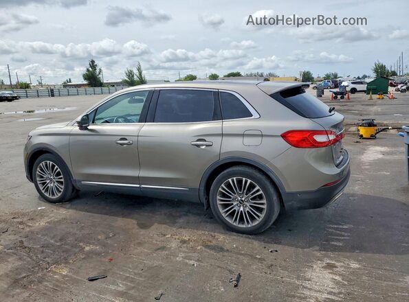 2LMPJ6LP6GBL22142 2016 LINCOLN MKX Gray Հետևի ձախ