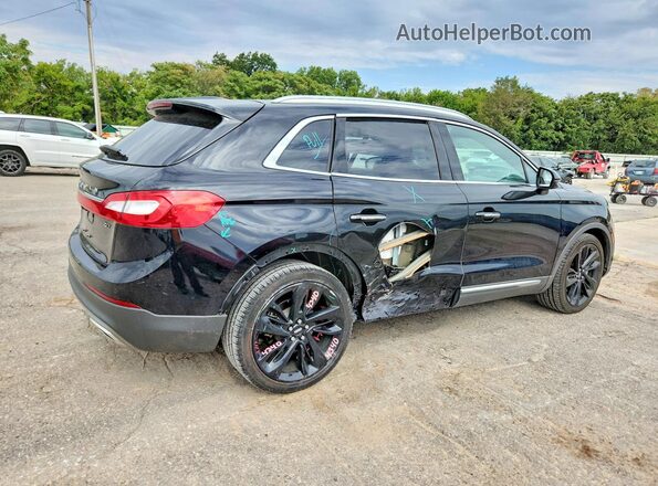 2LMPJ6LP6JBL49929 2018 LINCOLN MKX Black უკანა მარჯვენა