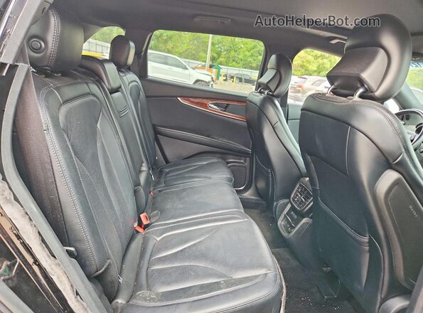 2LMPJ6LP6JBL49929 2018 LINCOLN MKX Black უკანა სალონის ხედი