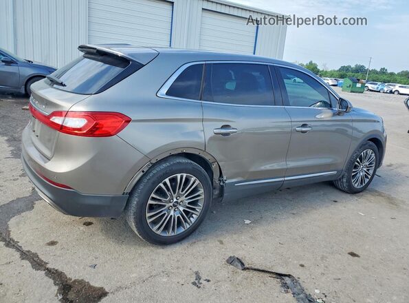 2LMPJ6LR0GBL71404 2016 LINCOLN MKX Tan Rear right