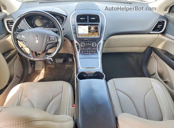 2LMPJ6LR0GBL71404 2016 LINCOLN MKX Tan Dashboard view