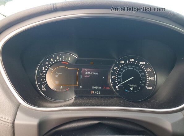 2LMPJ6LR0GBL71404 2016 LINCOLN MKX Tan Instrument cluster view