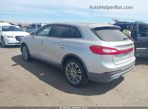 2LMPJ6LR0HBL24620 2017 LINCOLN MKX Серый Задняя левая четверть