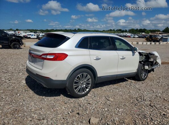 2LMPJ6LR1HBL10743 2017 LINCOLN MKX White უკანა მარჯვენა